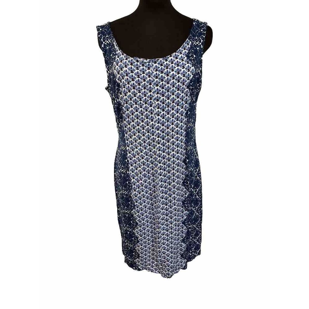 Tory Burch Blue and White Dress